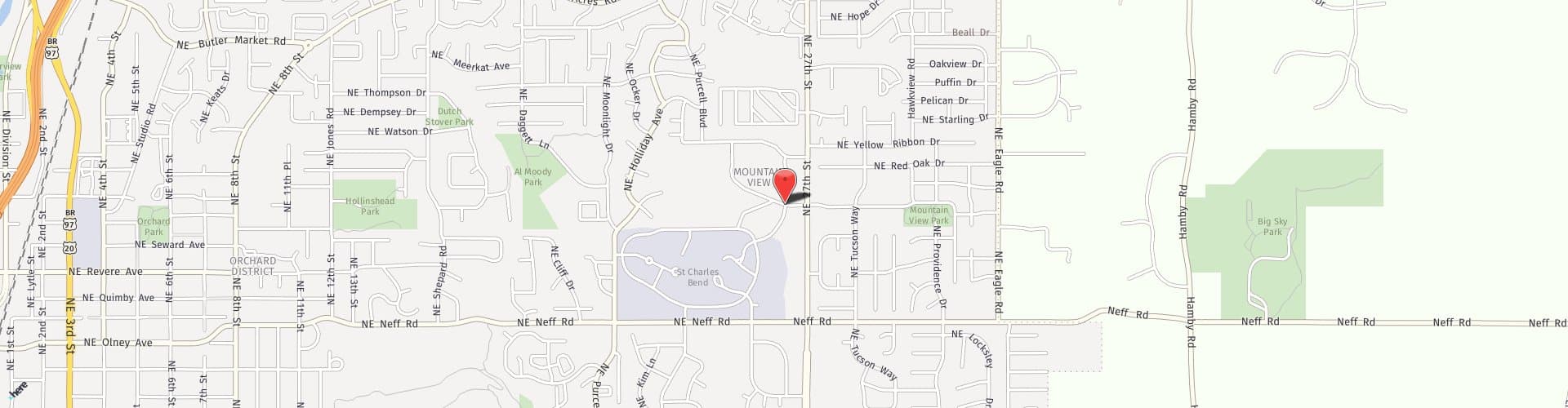 Location Map: 2546 NE Conners Ave. Bend, OR 97701