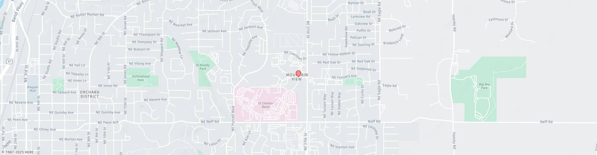 Location Map: 2546 NE Conners Ave. Bend, OR 97701