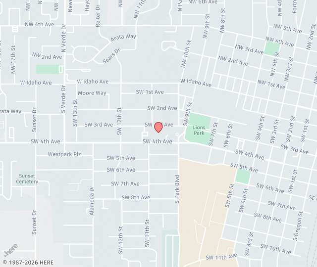 Location Map: 1050 SW 3rd Ave, Suite 0400 Ontario, Oregon 97914